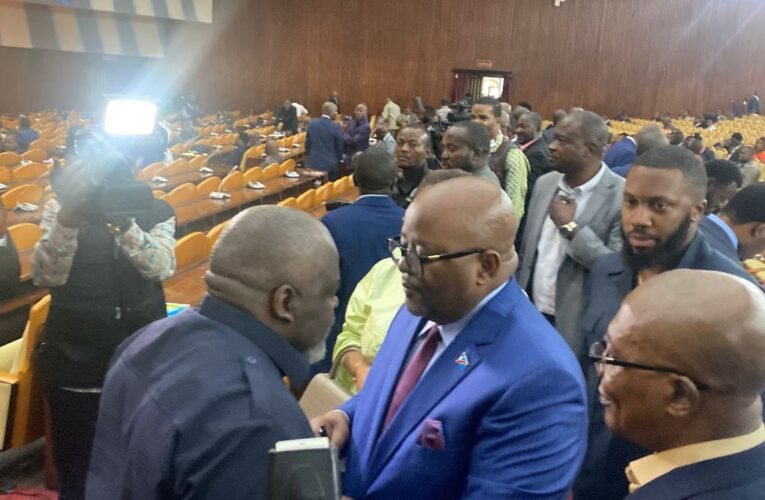 Michel Moto apporte son soutien indéfectible à Aimé Boji pour la présidence de l&rsquo;Assemblée nationale.